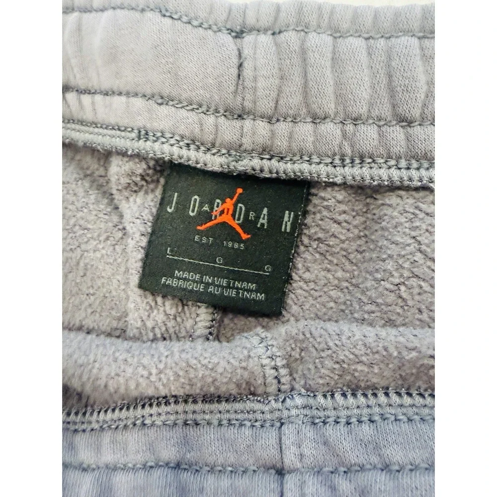 Jordan Flight MVP Hybrid Jumpman Jogger Sweatpants DQ8100-014 Grey Men's Sz L